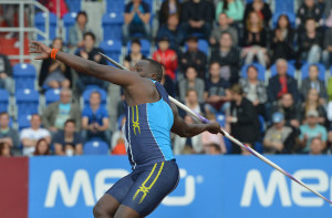 Julius Yego In action at the Golden spike Meet